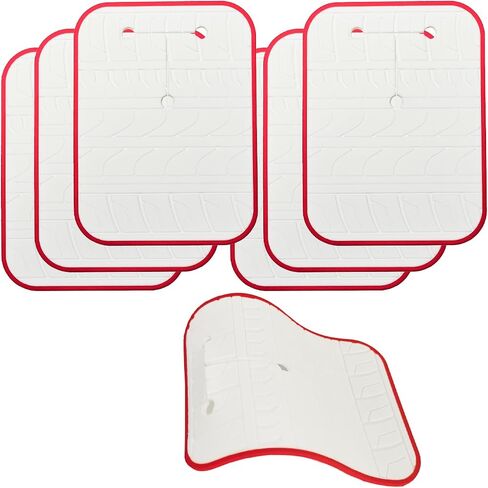 Car Scratch Protector for Trunk Bike Rack, Anti-Scratch Anti-Collision Non-Slip Silicone Pads, Car Paint Protective Pads Car Tire Pattern Non-Slip, Bike Car Rack Accessories(6 Pack) in Saudi Arabia