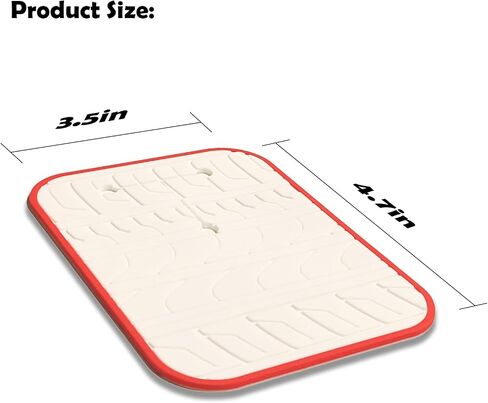 Car Scratch Protector for Trunk Bike Rack, Anti-Scratch Anti-Collision Non-Slip Silicone Pads, Car Paint Protective Pads Car Tire Pattern Non-Slip, Bike Car Rack Accessories(6 Pack) in Saudi Arabia