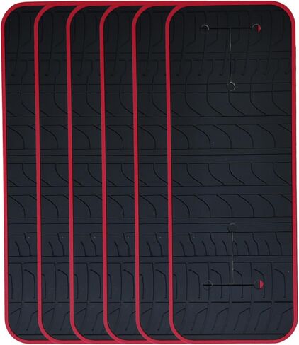 Car Scratch Protector for Trunk Bike Rack, Anti-Scratch Anti-Collision Non-Slip Silicone Pads, Car Paint Protective Pads Car Tire Pattern Non-Slip, Bike Car Rack Accessories(6 Pack) in Saudi Arabia