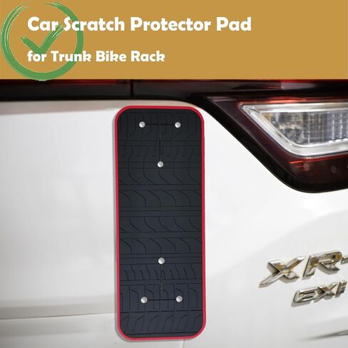 Car Scratch Protector for Trunk Bike Rack, Anti-Scratch Anti-Collision Non-Slip Silicone Pads, Car Paint Protective Pads Car Tire Pattern Non-Slip, Bike Car Rack Accessories(6 Pack) in Saudi Arabia