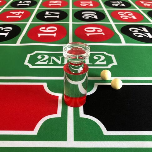 Yuanhe Roulette Marker Balls Set - Ball Top Acrylic Win Marker with 2 Roulette Wheel Table Replacement Balls Pills,Poker Roulette Accessories for Casino Games in Saudi Arabia