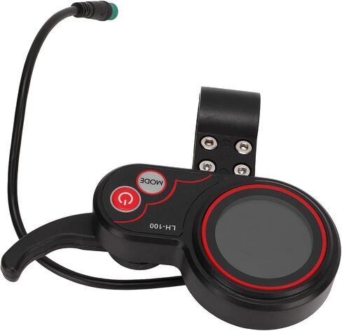VBESTLIFE Electric Bike Thumb Throttle with LCD Display, Electric LCD Display Meter with 5P Waterproof Connector 24V 36V 48V 60V Control Panel for 22.2mm Electric Scooter in Saudi Arabia