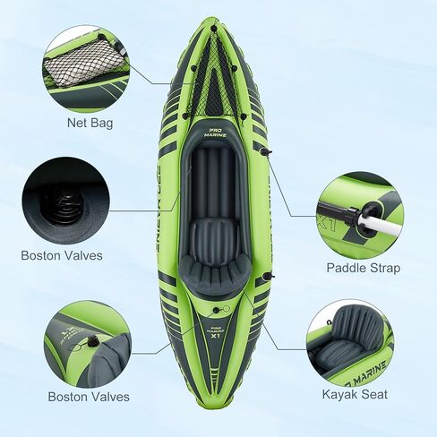 في الهواء الطلق نفخ قارب صيد كاياك 1 شخص in Kuwait