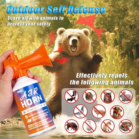 Marine Boat Air Horn 8.3oz,Portable Loud Air Horn Can for Safety, Marine Fog Horn, Boat Essentials,Bear Air Horn,Dog Training, Sports Events Camping and Self-protection in Saudi Arabia