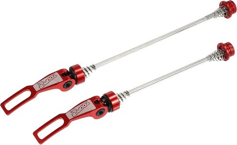 X AUTOHAUX 1 Pair Bike Bicycle Quick Release Axles Skewers Lever Front Rear Bike Axle Wheel Hub 145mm 185mm for MTB Moutain Road Bike in Saudi Arabia