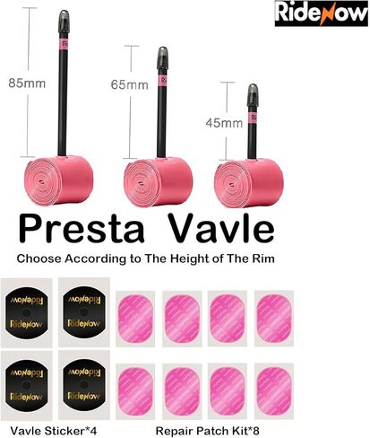 4 عبوات من أنابيب Ridenow الداخلية المصنوعة من مادة TPU خفيفة للغاية 700 × 18-32c/32-47c مع صمامات بريستا 45 مم/65 مم/85 مم لدراجة الطريق أو دراجة الحصى (تشمل مجموعة إصلاح رقعة أنبوب الدراجة) in Kuwait