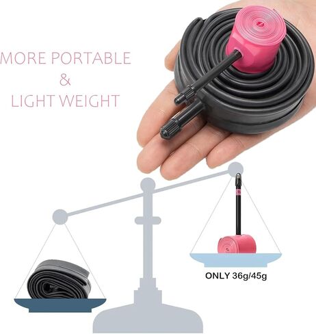 4 عبوات من أنابيب Ridenow الداخلية المصنوعة من مادة TPU خفيفة للغاية 700 × 18-32c/32-47c مع صمامات بريستا 45 مم/65 مم/85 مم لدراجة الطريق أو دراجة الحصى (تشمل مجموعة إصلاح رقعة أنبوب الدراجة) in Kuwait