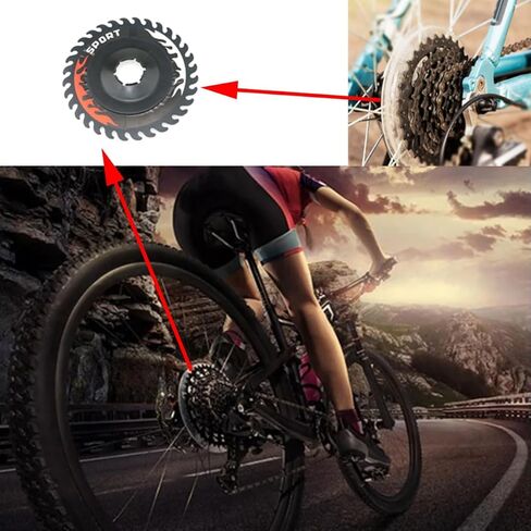 Freewheel Spoke Protector Bicycle Disc Protective Cover Bicycle Rim Protector Bike Spoke Cover Derailleur Guard 193x38mm Black for Mountain Bikes Road Bikes 1PCS in Saudi Arabia