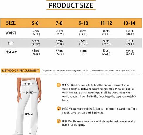 Girls Flare Leggings Butt Lift Wide Leg Pants Kids Clothes in Saudi Arabia