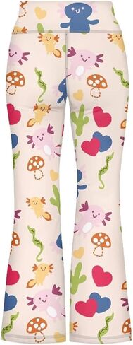 Girls Flare Leggings Butt Lift Wide Leg Pants Kids Clothes in Saudi Arabia