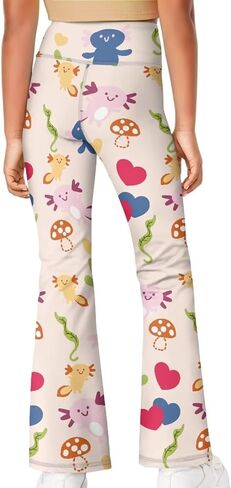 Girls Flare Leggings Butt Lift Wide Leg Pants Kids Clothes in Saudi Arabia
