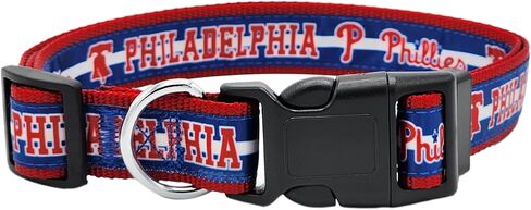 MLB PHILADELPHIA PHILLIES Dog Collar, Medium in Saudi Arabia