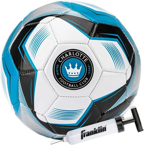 Franklin Sports Official MLS Team Soccer Balls - Official Size 5 Soccer Balls - Regulation Size + Weight Soccer Ball for Kids + Adults - Boys + Girls Soccer Ball - Air Pump Included in Saudi Arabia