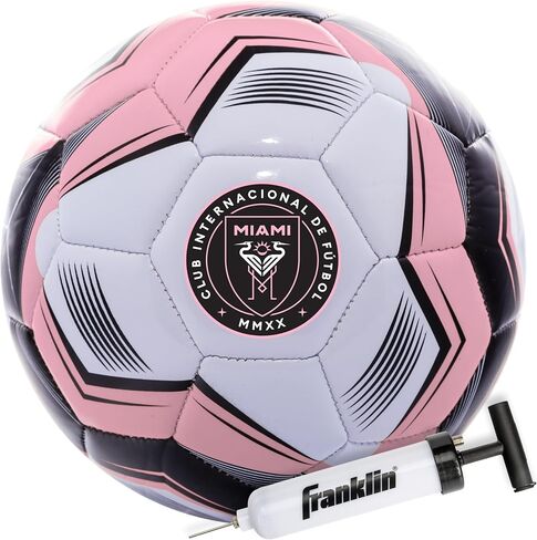 Franklin Sports Official MLS Team Soccer Balls - Official Size 5 Soccer Balls - Regulation Size + Weight Soccer Ball for Kids + Adults - Boys + Girls Soccer Ball - Air Pump Included in Saudi Arabia