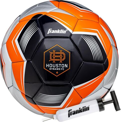 Franklin Sports Official MLS Team Soccer Balls - Official Size 5 Soccer Balls - Regulation Size + Weight Soccer Ball for Kids + Adults - Boys + Girls Soccer Ball - Air Pump Included in Saudi Arabia