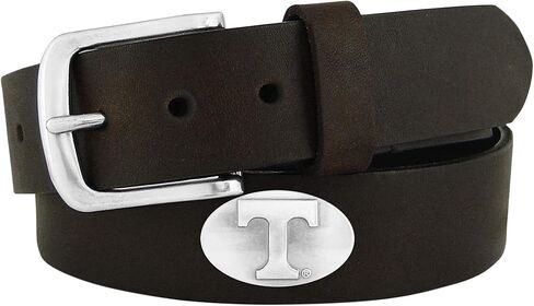 ZEP-PRO NCAA Mens NCAA Tennessee Volunteers Leather Concho Belt, Brown in Saudi Arabia