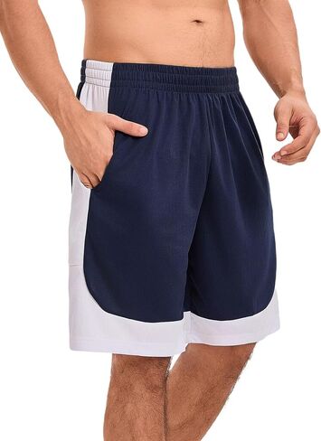 6 Pack Mens Athletic Gym Shorts Basketball Shorts with Pockets, Quick Dry Workout Running Shorts Casual for men in Saudi Arabia