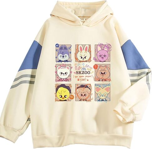 KPOP Stray Kids Hoodie NEW Album 5-Star Concert Sweater Hyujin Felix Jisung Sweatshirt for Women in Saudi Arabia