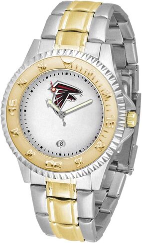Game Time NFL Mens Two-Tone CompetitorWrist Watch, White, One Size in Saudi Arabia