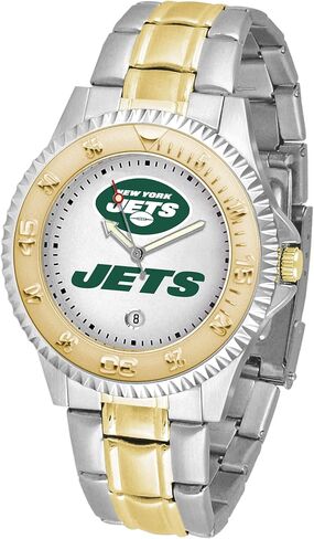 Game Time NFL Mens Two-Tone CompetitorWrist Watch, White, One Size in Saudi Arabia