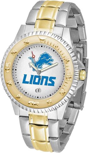 Game Time NFL Mens Two-Tone CompetitorWrist Watch, White, One Size in Saudi Arabia