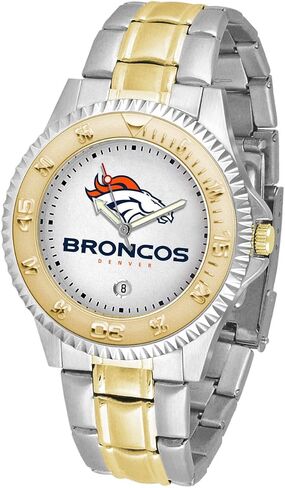 Game Time NFL Mens Two-Tone CompetitorWrist Watch, White, One Size in Saudi Arabia