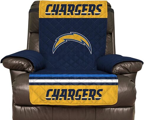 NFL Unisex NFL Recliner Reversible Furniture Protector with Elastic Straps, 80-inches by 65-inches in Saudi Arabia