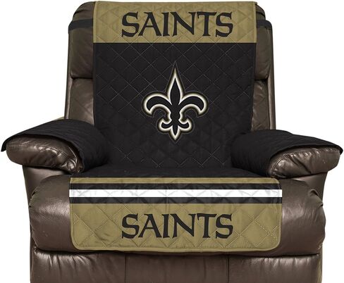 NFL Unisex NFL Recliner Reversible Furniture Protector with Elastic Straps, 80-inches by 65-inches in Saudi Arabia