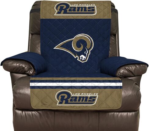 NFL Unisex NFL Recliner Reversible Furniture Protector with Elastic Straps, 80-inches by 65-inches in Saudi Arabia