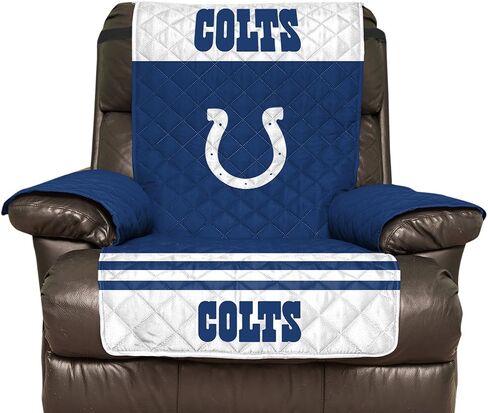 NFL Unisex NFL Recliner Reversible Furniture Protector with Elastic Straps, 80-inches by 65-inches in Saudi Arabia
