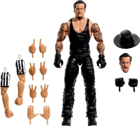 Mattel WWE Elite Collection Action Figure, SummerSlam Kane Collectible with Accessory & Referee Build-A-Figure Parts in Saudi Arabia