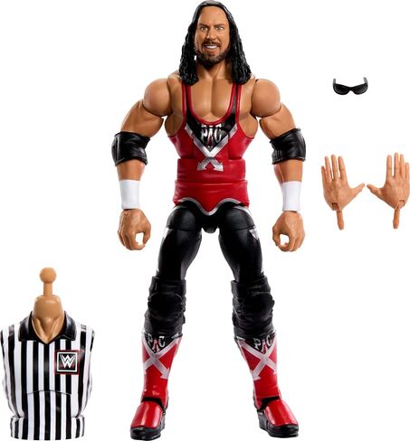Mattel WWE Elite Collection Action Figure, SummerSlam Kane Collectible with Accessory & Referee Build-A-Figure Parts in Saudi Arabia