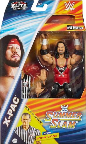 Mattel WWE Elite Collection Action Figure, SummerSlam Kane Collectible with Accessory & Referee Build-A-Figure Parts in Saudi Arabia