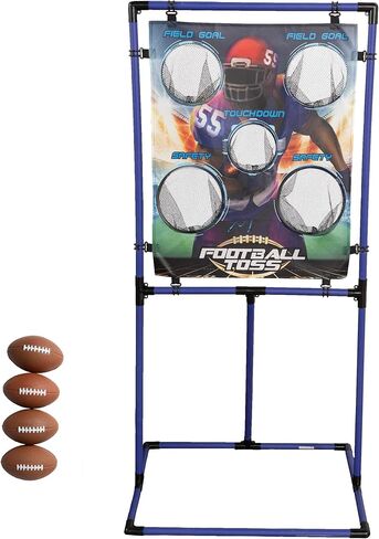 Sport Squad Target Toss Game Set - Choose Either Football Toss or Baseball Toss - Portable Indoor or Outdoor Design for Cookouts, Tailgates, or Backyard Fun - in Saudi Arabia