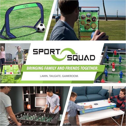 Sport Squad Target Toss Game Set - Choose Either Football Toss or Baseball Toss - Portable Indoor or Outdoor Design for Cookouts, Tailgates, or Backyard Fun - in Saudi Arabia