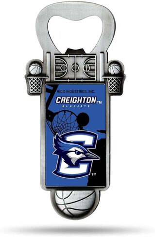 Rico Industries NCAA Magnetic Bottle Opener, Stainless Steel, Strong Magnet to Display on Fridge in Saudi Arabia