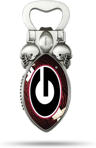 Rico Industries NCAA Magnetic Bottle Opener, Stainless Steel, Strong Magnet to Display on Fridge in Saudi Arabia