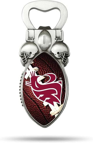 Rico Industries NCAA Magnetic Bottle Opener, Stainless Steel, Strong Magnet to Display on Fridge in Saudi Arabia