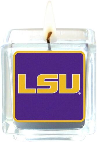 شموع معطرة بالنمور من Siskiyou Sports NCAA LSU، 4 قطع مقاس واحد، ألوان الفريق in Saudi Arabia
