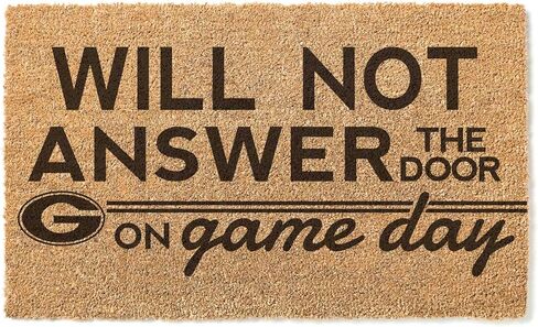 Georgia Bulldogs Will Not Answer Team Coir Doormat, Multi in Saudi Arabia