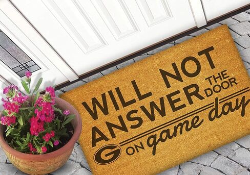 Georgia Bulldogs Will Not Answer Team Coir Doormat, Multi in Saudi Arabia