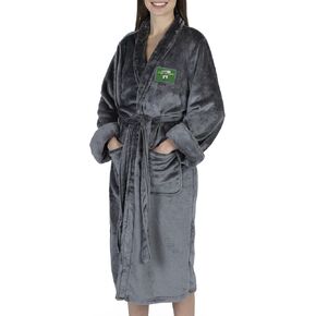 Northwest NBA Boston Celtics NBA Champions 2024 Transfer Patch Silk Touch Bath Robe, S/M, Hardwood