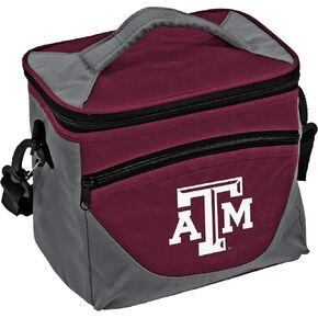 حقيبة تبريد الغداء للجنسين من الجنسين بشعار NCAA Texas A&M Aggies مع جيب تخزين أمامي جاف وحزام كتف، مقاس واحد، متعدد الألوان