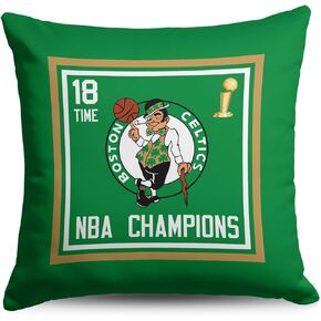 Northwest NBA Boston Celtics NBA Champions 2024 Pillow, 18" x 18", Historic