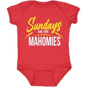 Sundays are for Mahomies Kid's Onesie for Football Fans