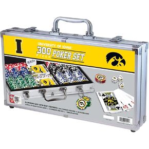 MasterPieces Casino - NCAA Iowa Hawkeyes - 300 Piece Poker Chip Set with Carrying Case