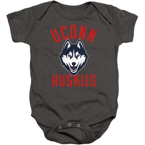 LOGOVISION University of Connecticut Official Huskies Logo Unisex Infant Snap Suit for Baby