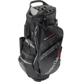 Founders Club Splash Waterproof Golf Cart Bag Ultra Dry for Rainy Days on The Golf Course Light Weight 14 Way Full Length Divider Plus External Putter Tube and Rain Hood