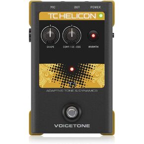 TC Helicon VOICETONE T1 Single-Button Stompbox for Studio Mastered Vocal Tone