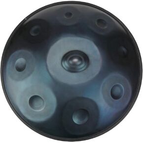 مقلاة يدوية "Lark Music" في D Minor 9 طبلة يدوية فولاذية + حقيبة يد ناعمة (22.8 بوصة (58 سم)، أزرق غامق (D Minor) in Kuwait